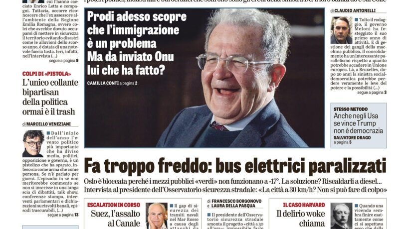 Oggi in edicola