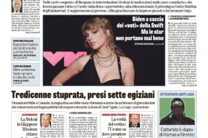 Oggi in edicola