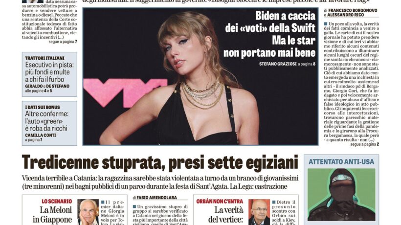 Oggi in edicola