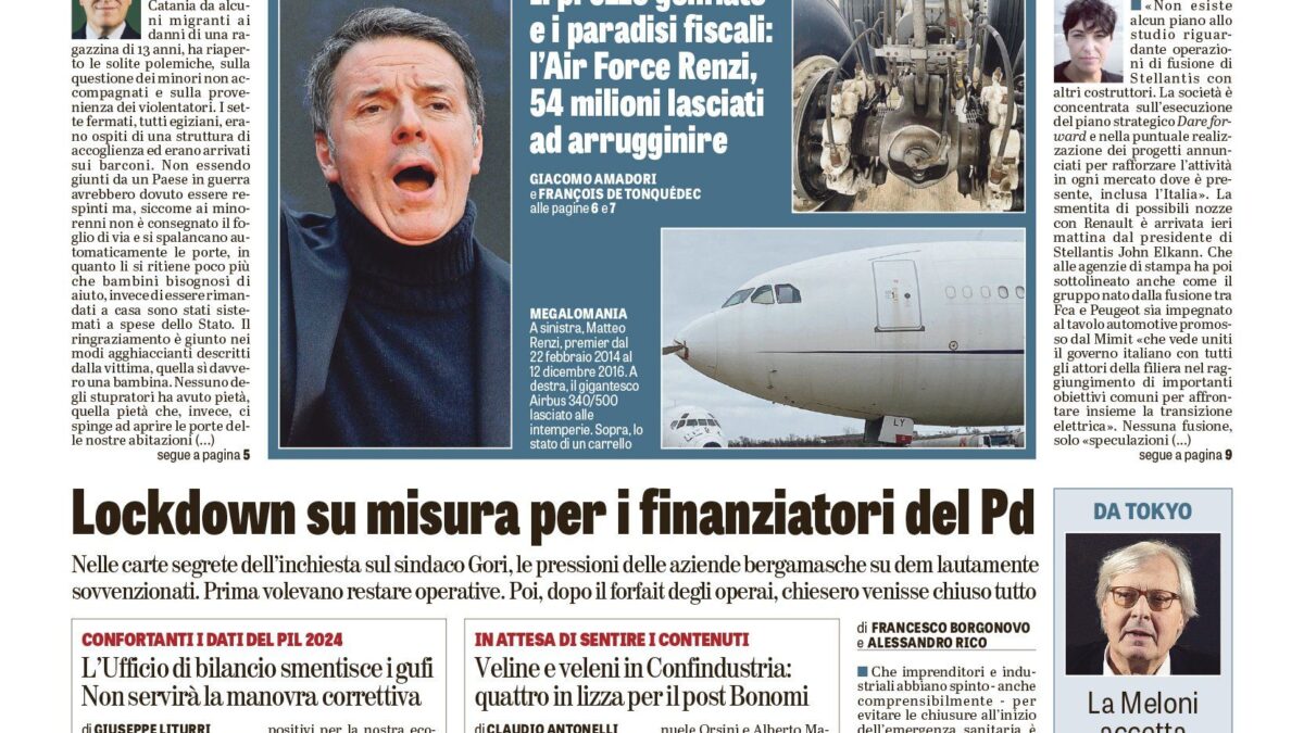 Oggi in edicola