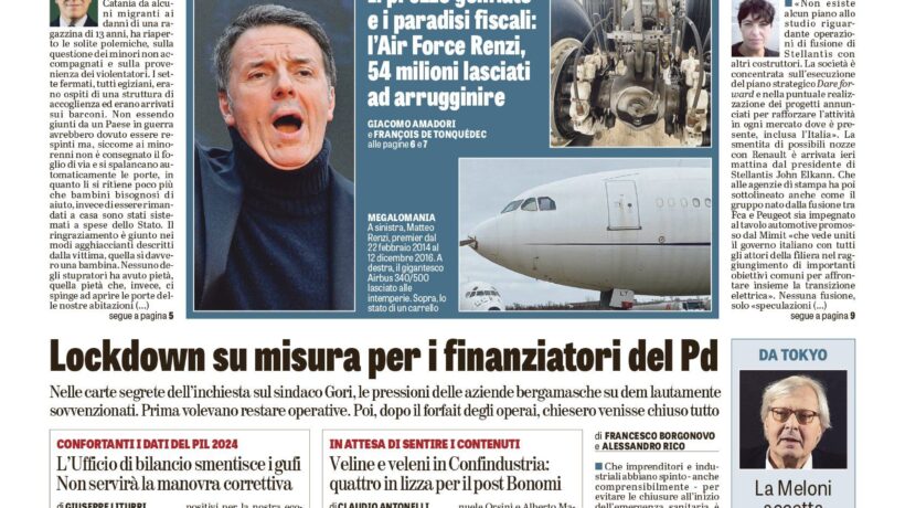 Oggi in edicola