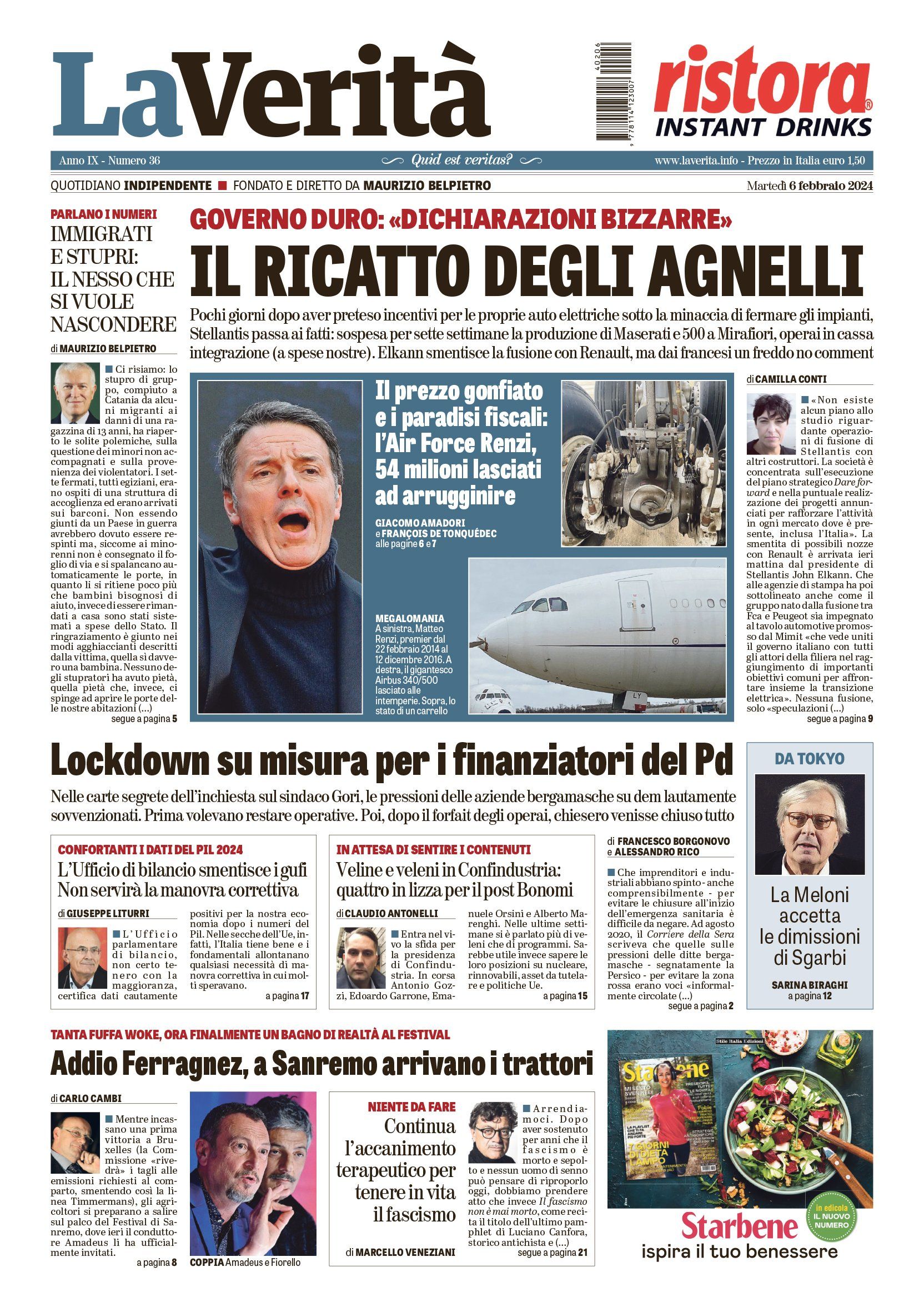 Oggi in edicola