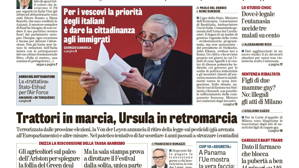 Oggi in edicola