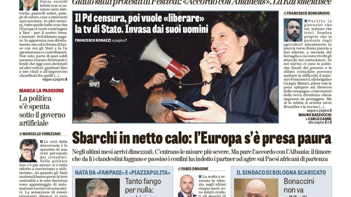 Oggi in edicola