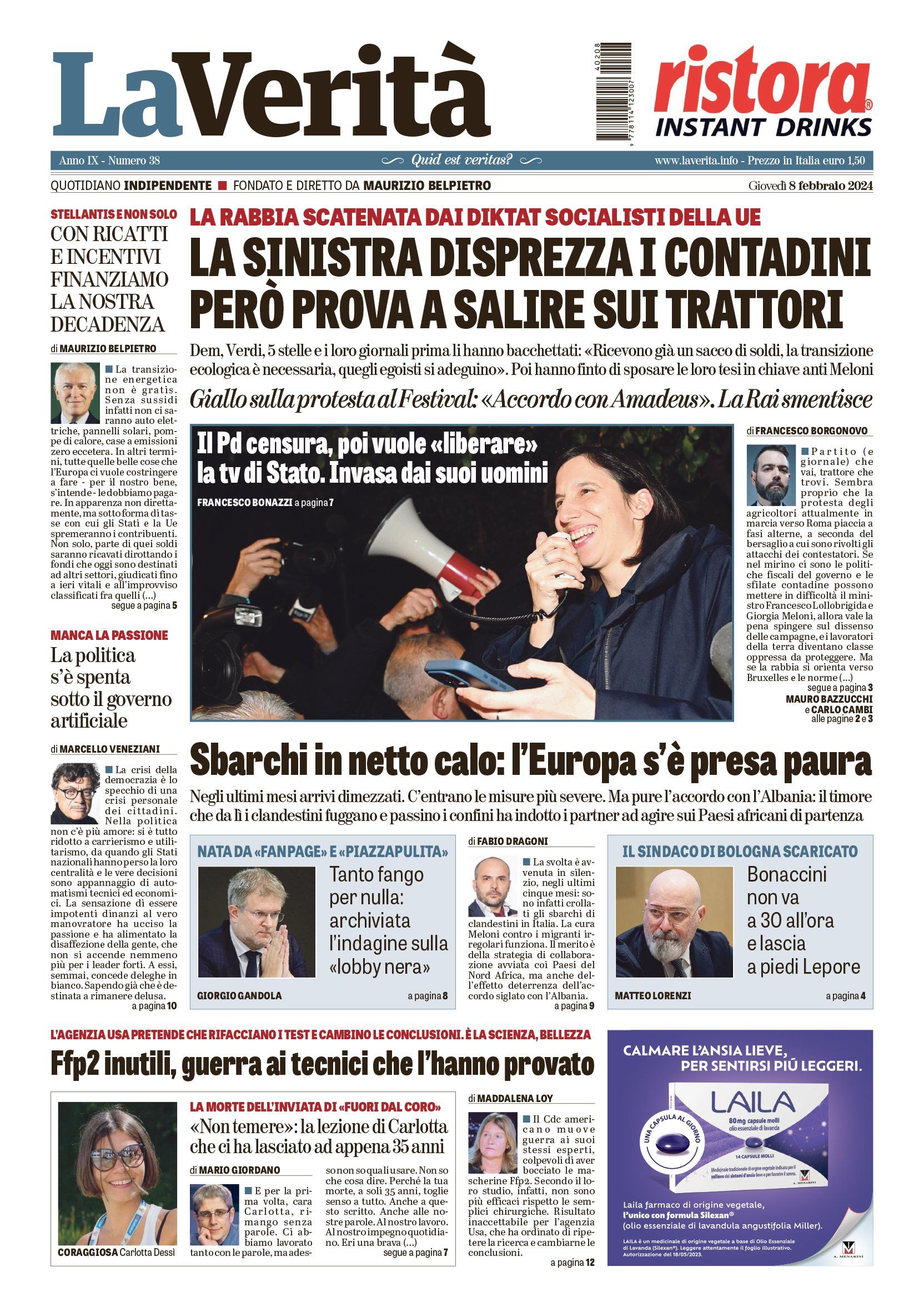 Oggi in edicola