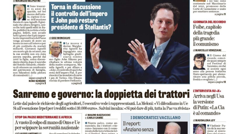 Oggi in edicola