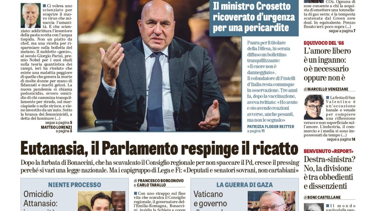 Oggi in edicola