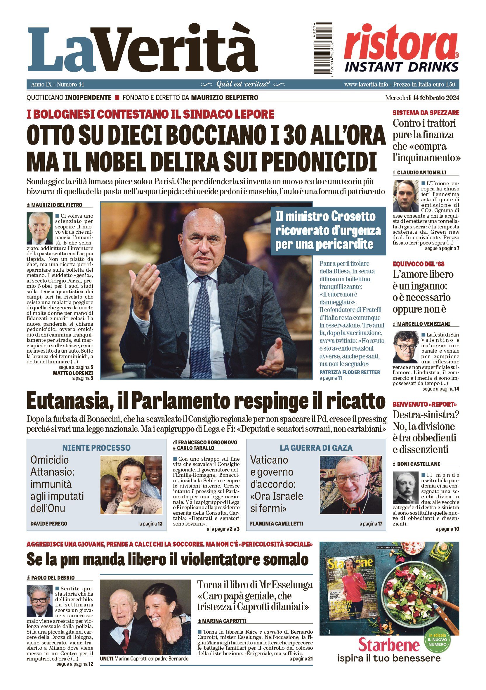Oggi in edicola