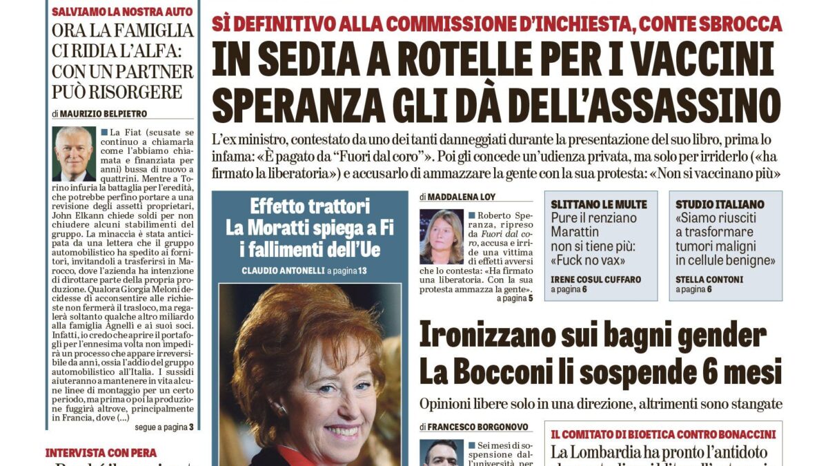 Oggi in edicola