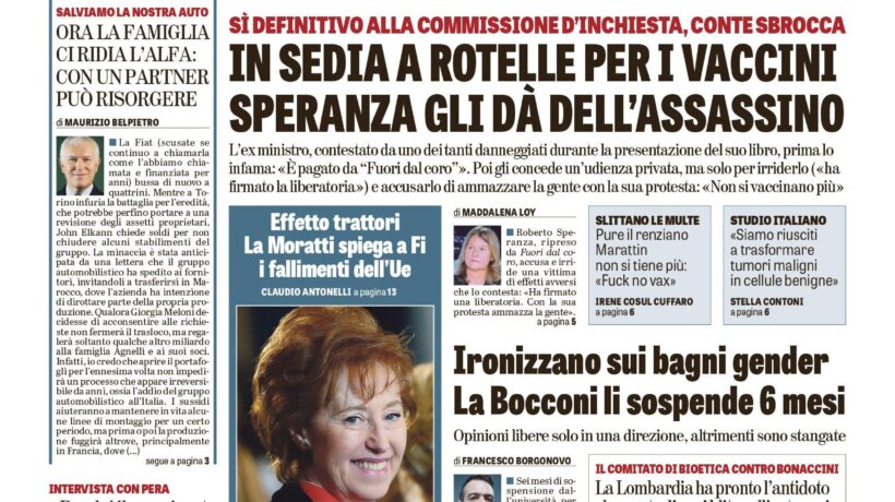 Oggi in edicola