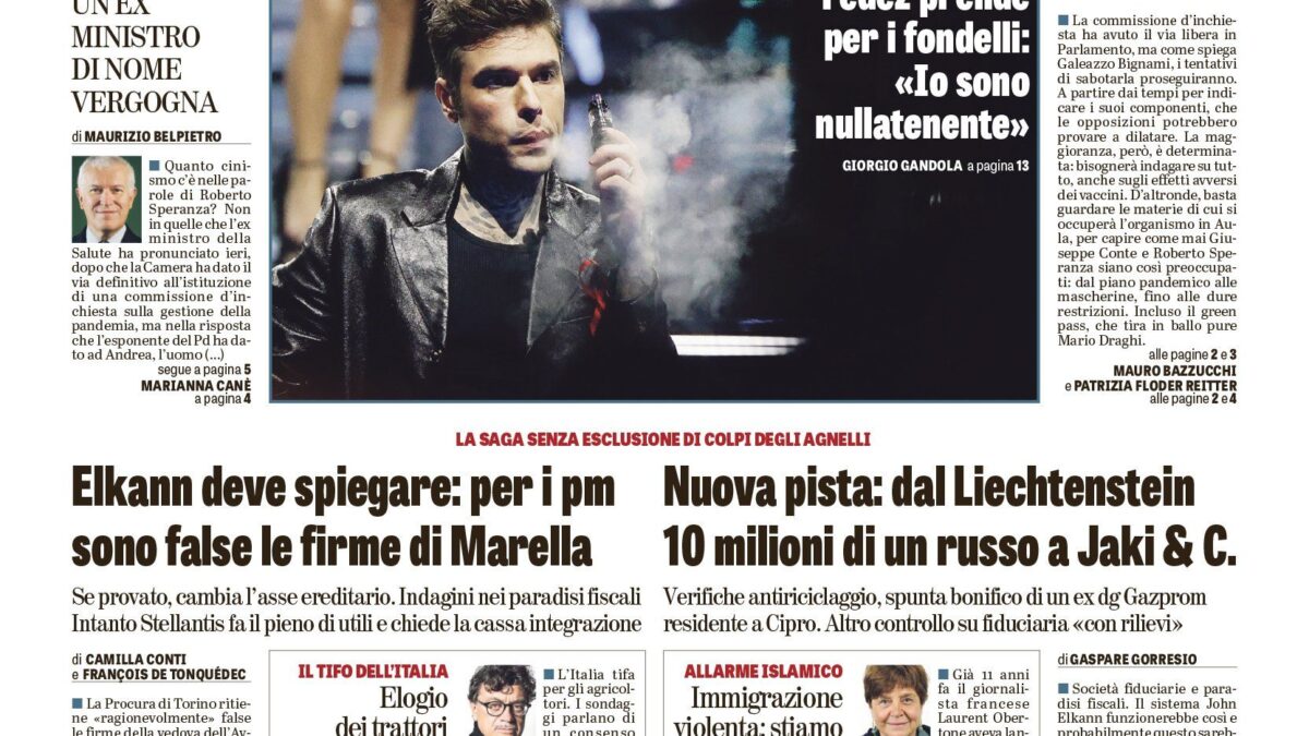 Oggi in edicola