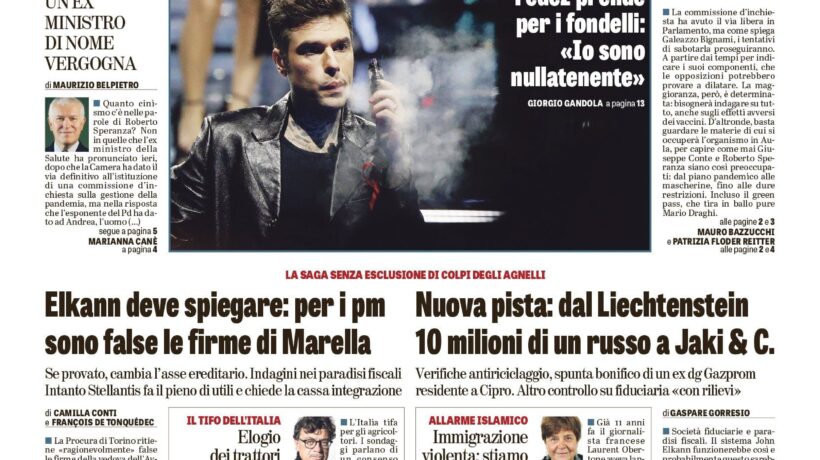 Oggi in edicola