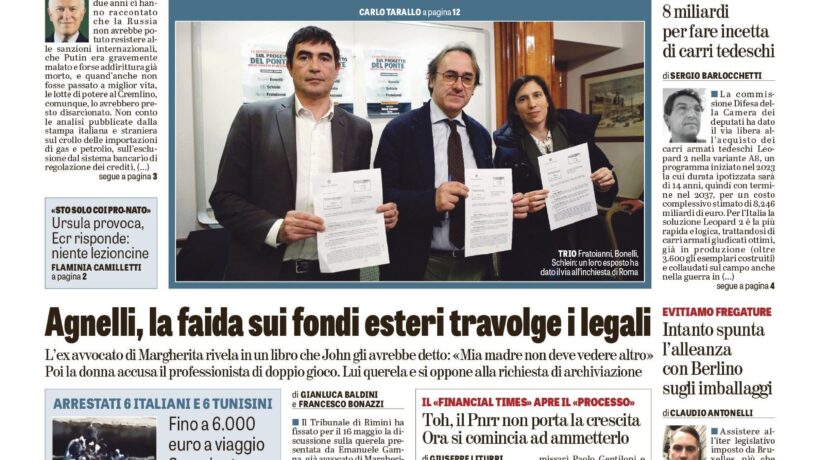 Oggi in edicola