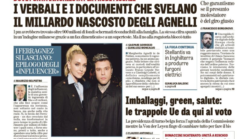 Oggi in edicola