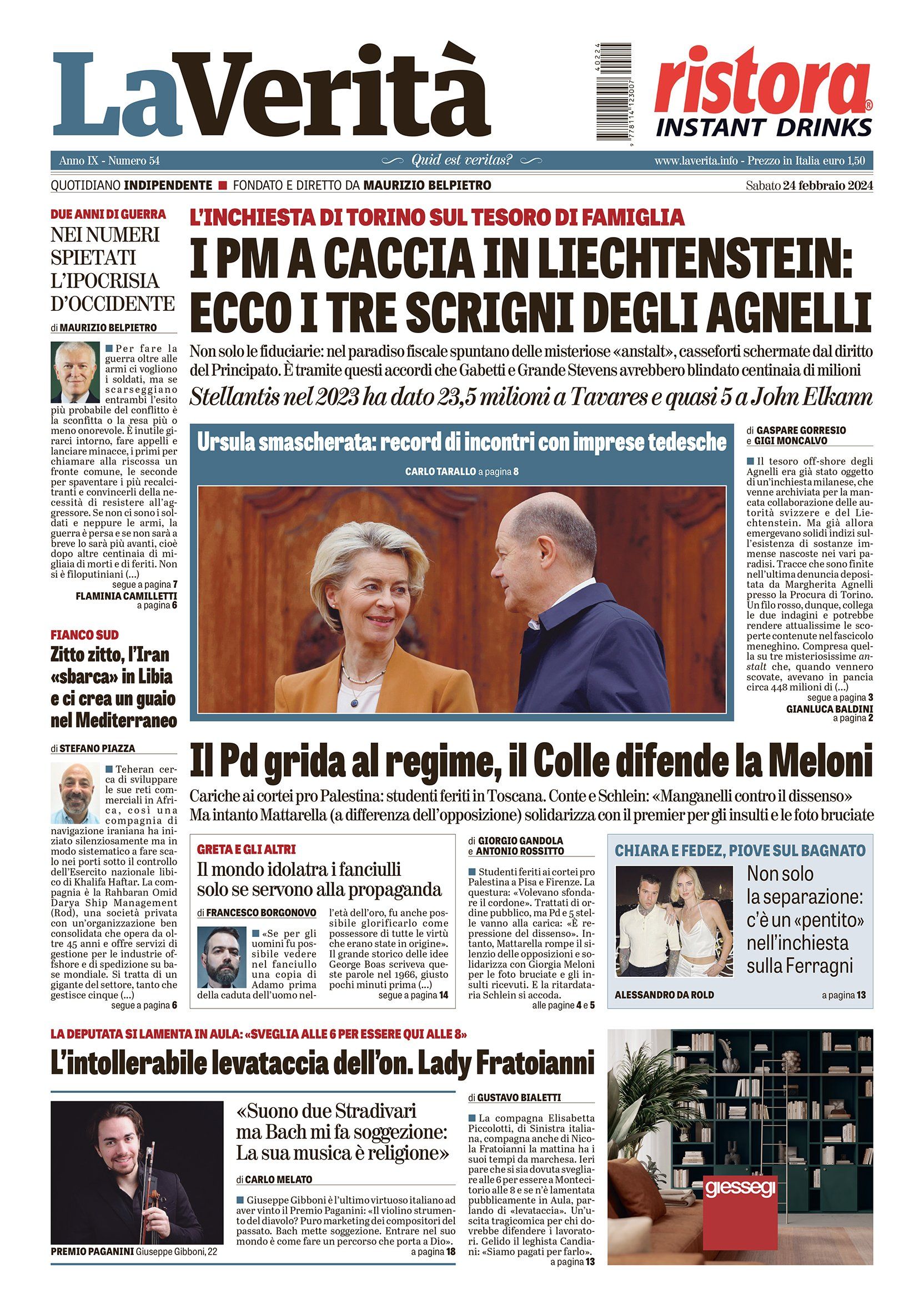 Oggi in edicola