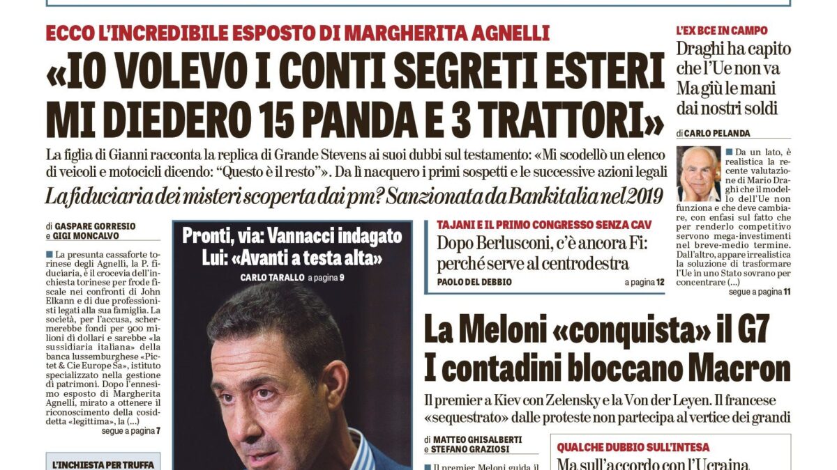 Oggi in edicola
