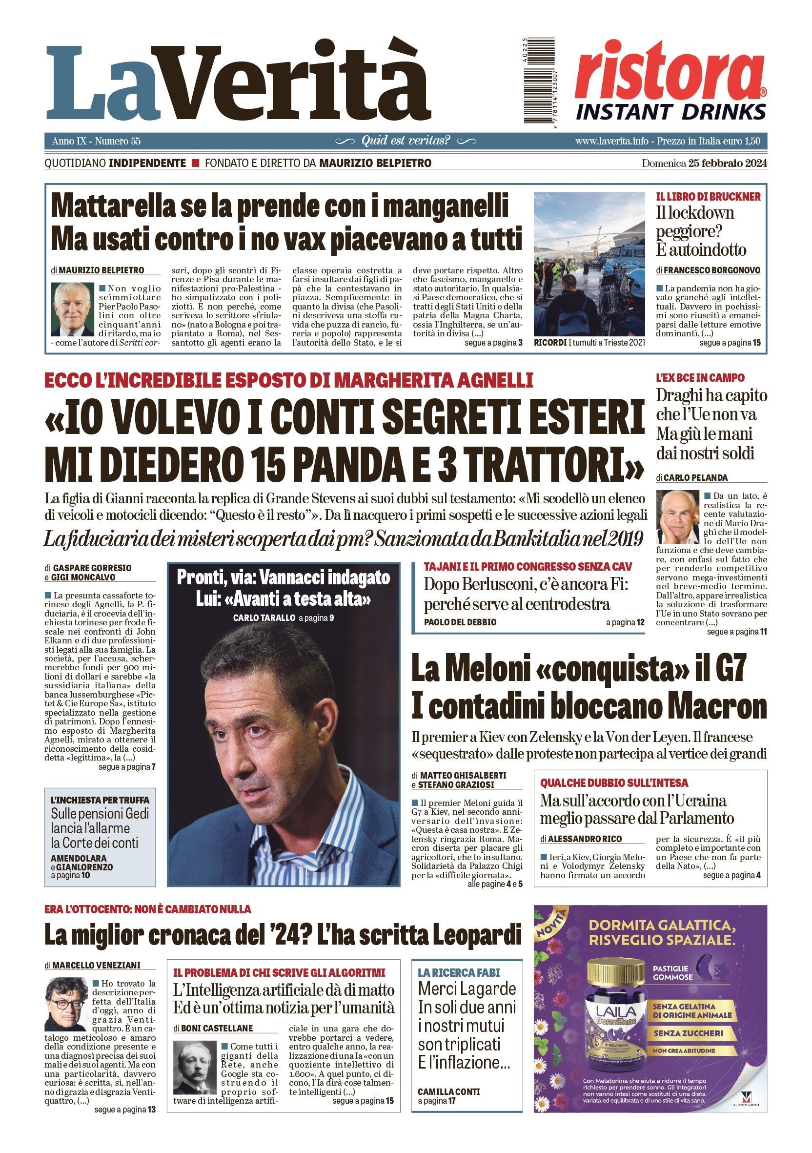 Oggi in edicola