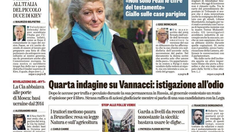 Oggi in edicola