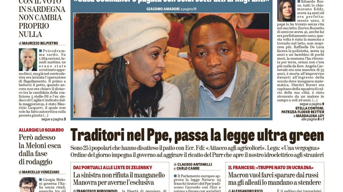 Oggi in edicola