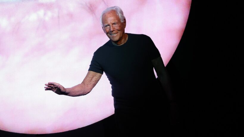 Giorgio Armani: «Meloni ha un bel viso e attributi»