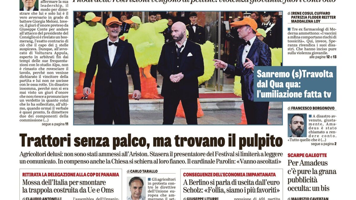 Oggi in edicola