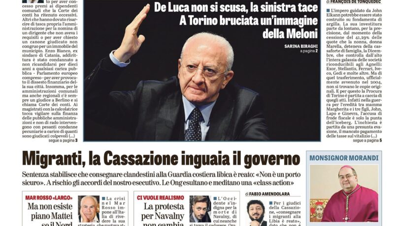 Oggi in edicola