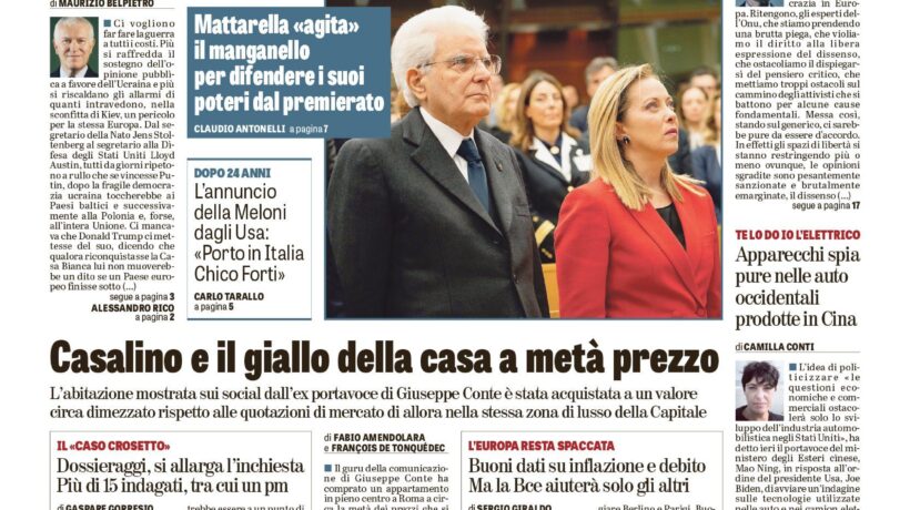Oggi in edicola