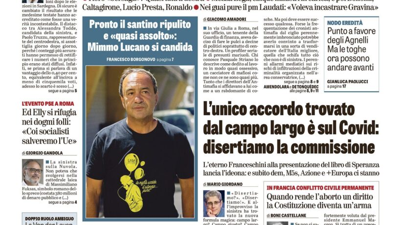 Oggi in edicola