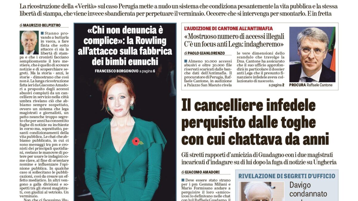 Oggi in edicola