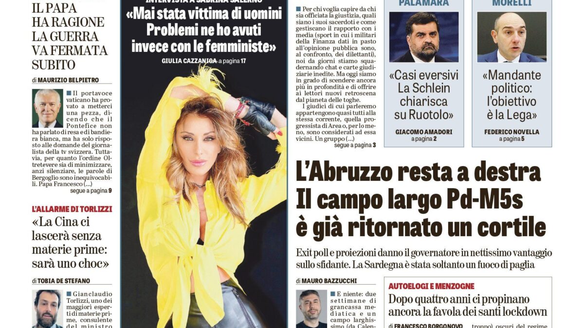 Oggi in edicola