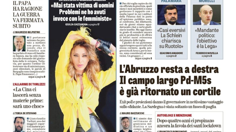 Oggi in edicola