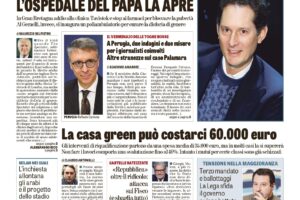Oggi in edicola