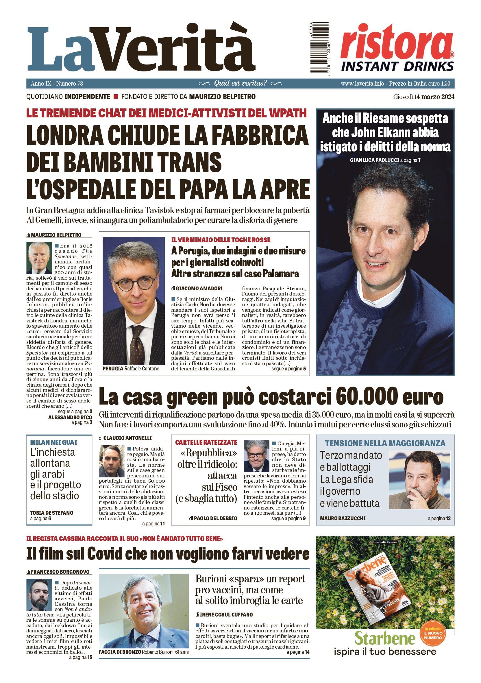 Oggi in edicola