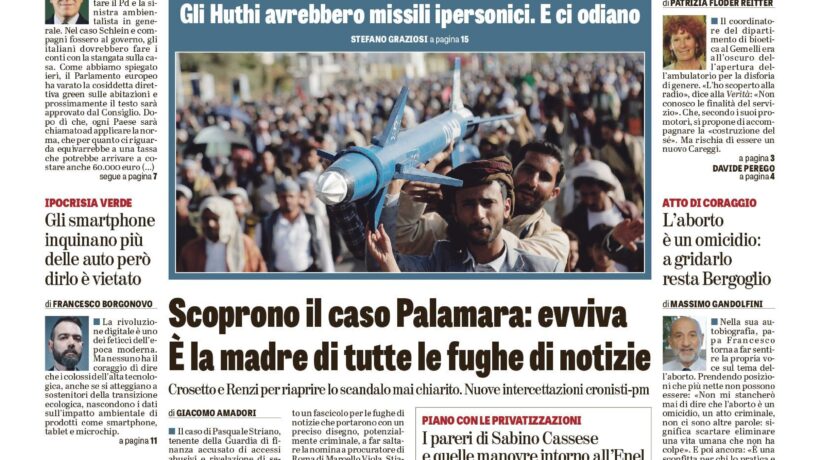 Oggi in edicola
