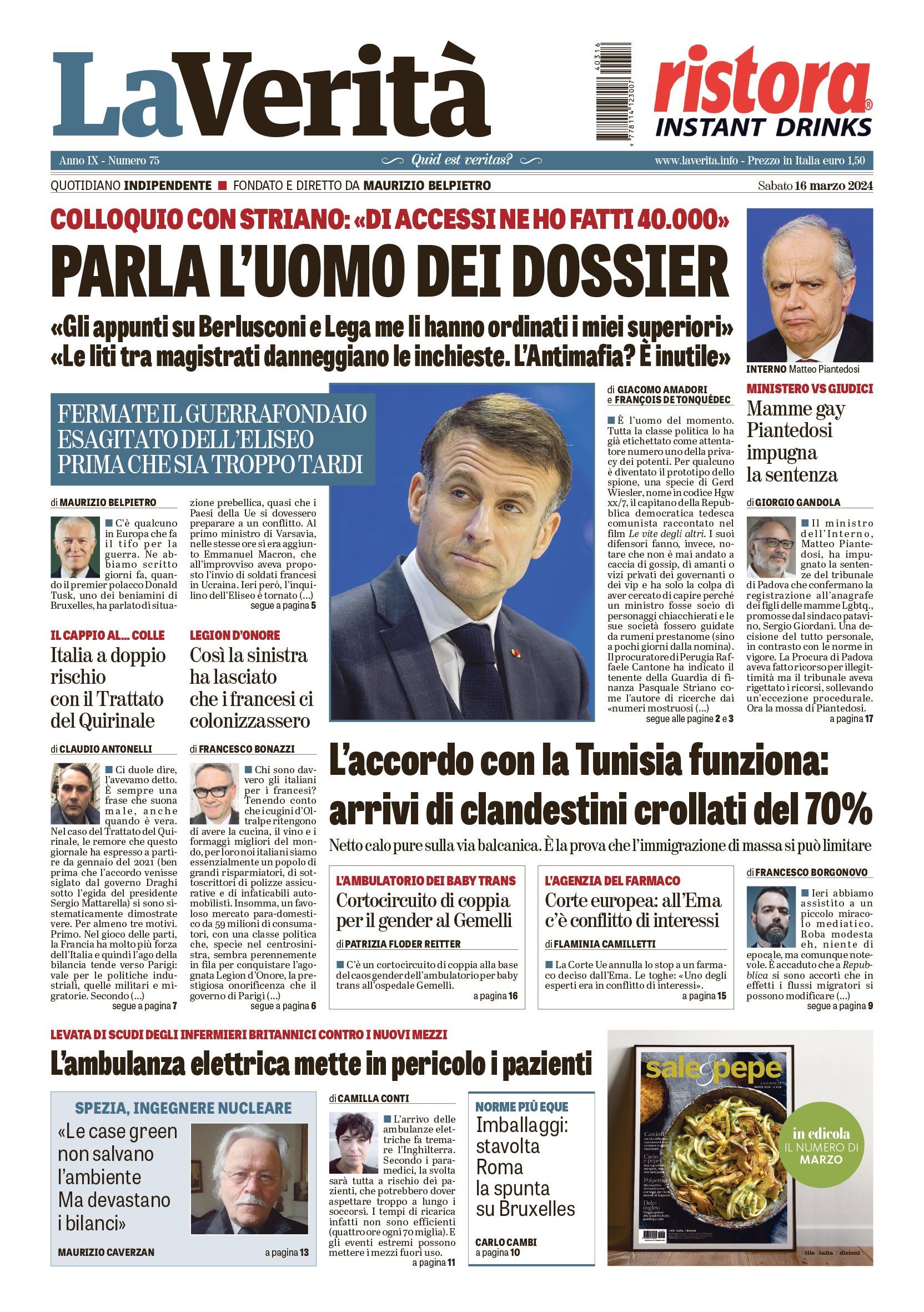 Oggi in edicola