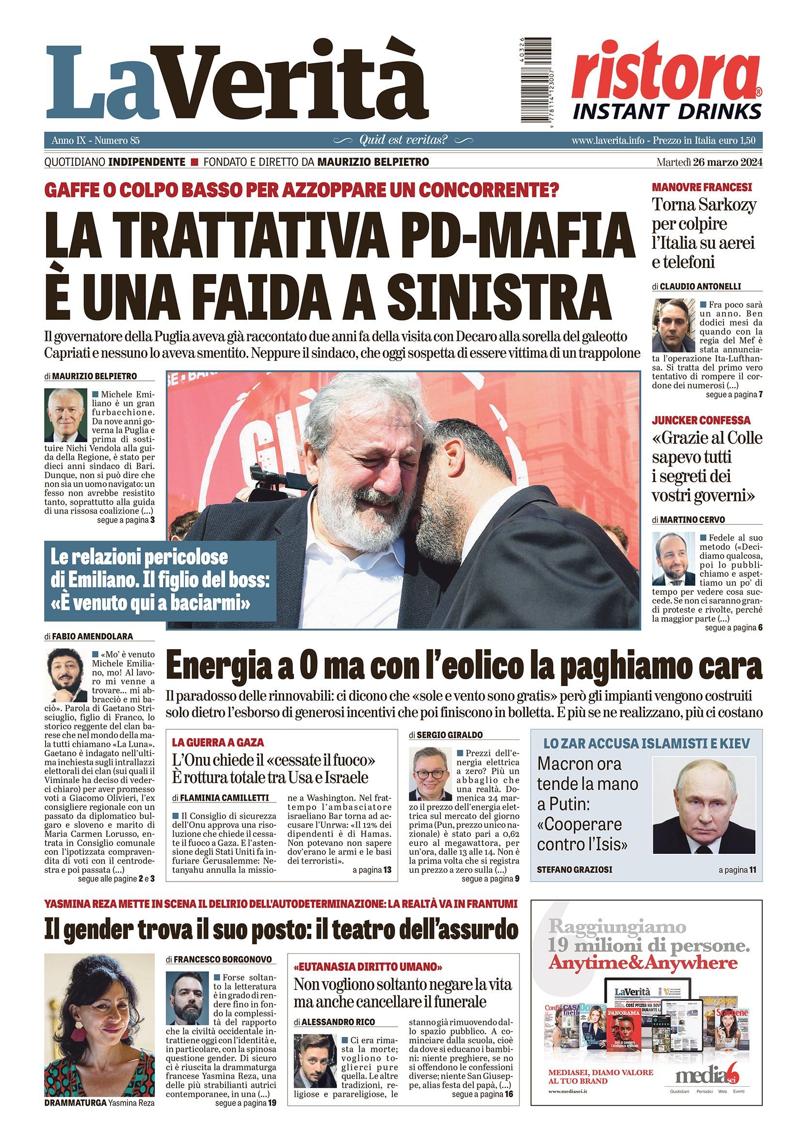 Oggi in edicola