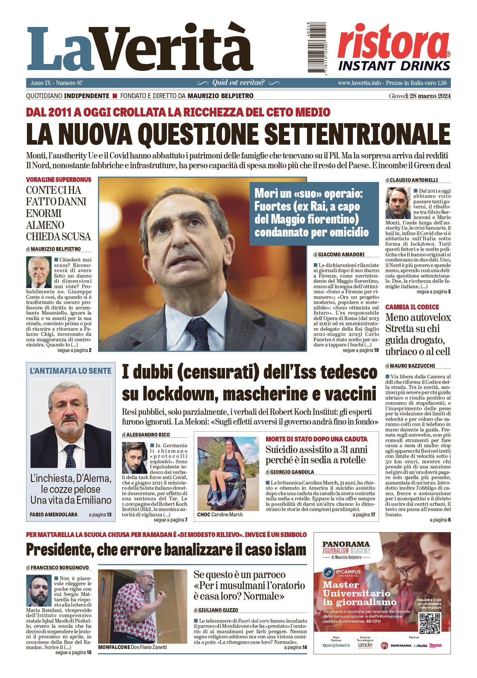 Oggi in edicola