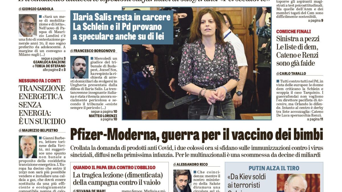 Oggi in edicola