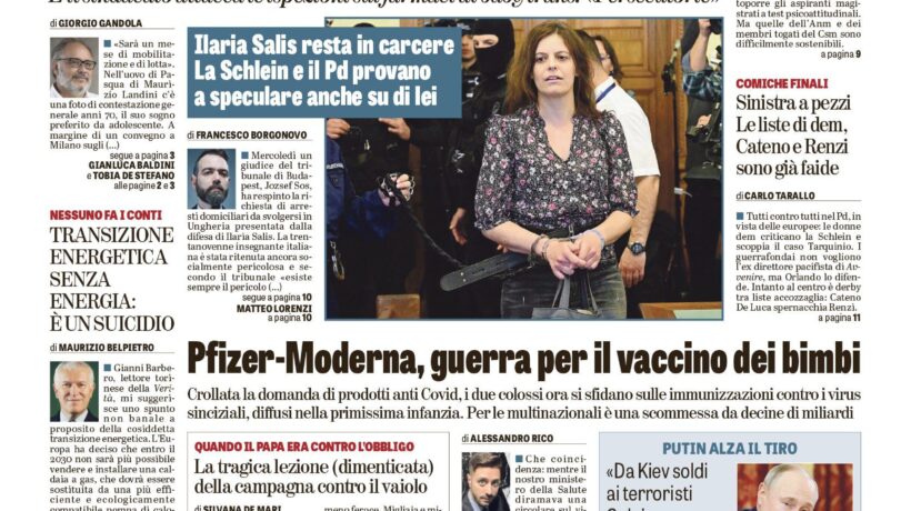 Oggi in edicola
