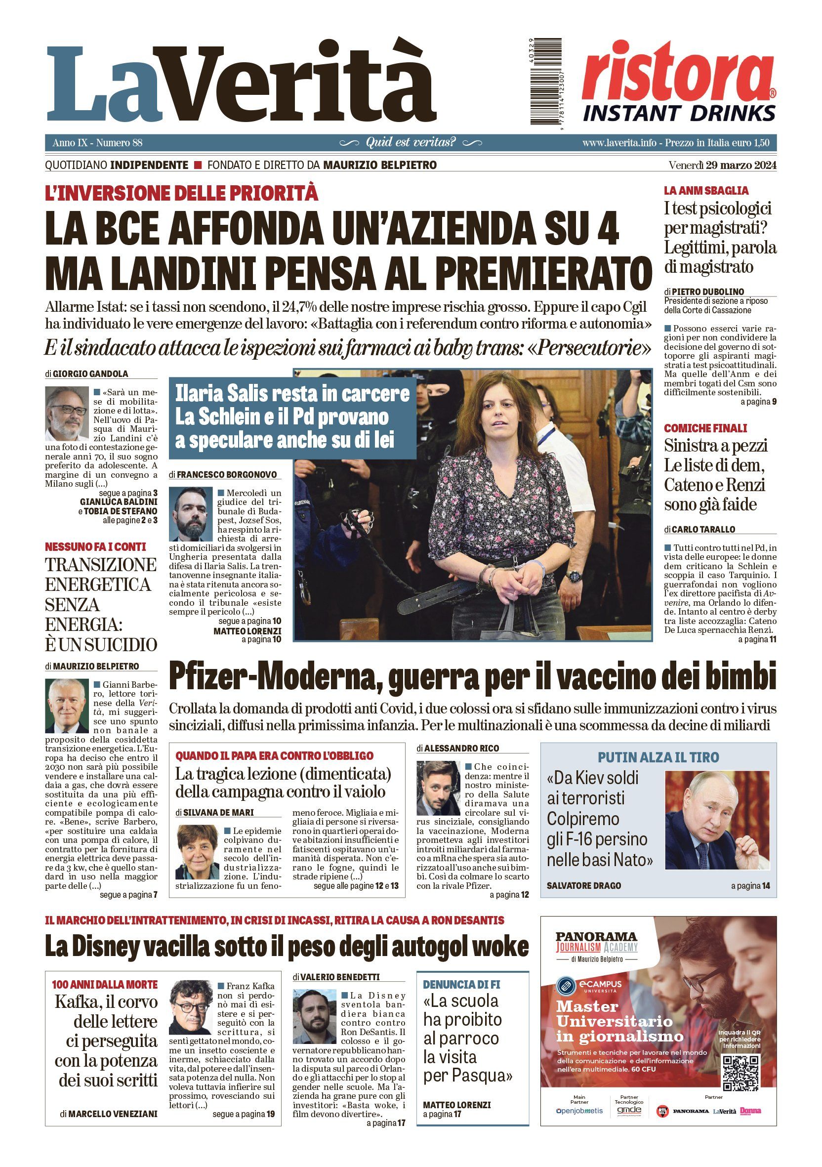 Oggi in edicola