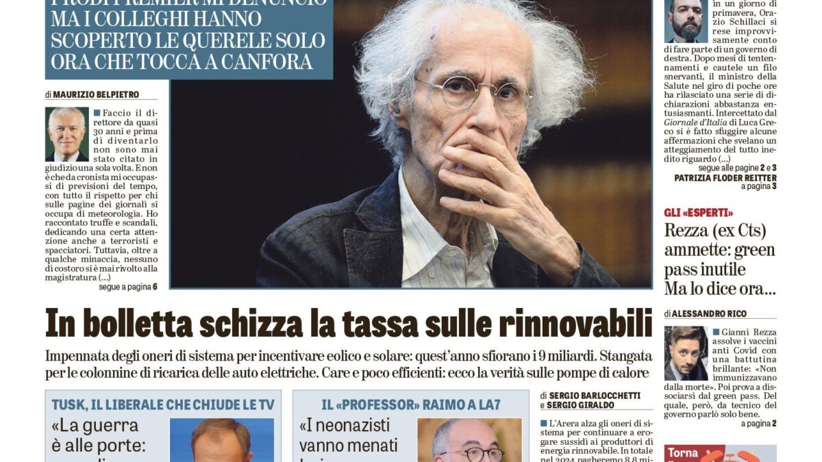 Oggi in edicola