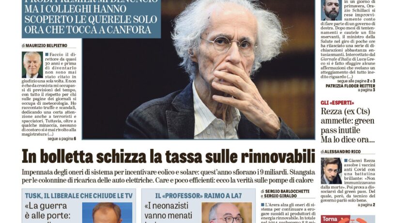 Oggi in edicola