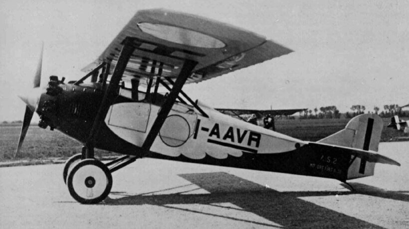 Fiat A.S.1 come quello utilizzato da Francis Lombardi nel raid Vercelli Tokyo