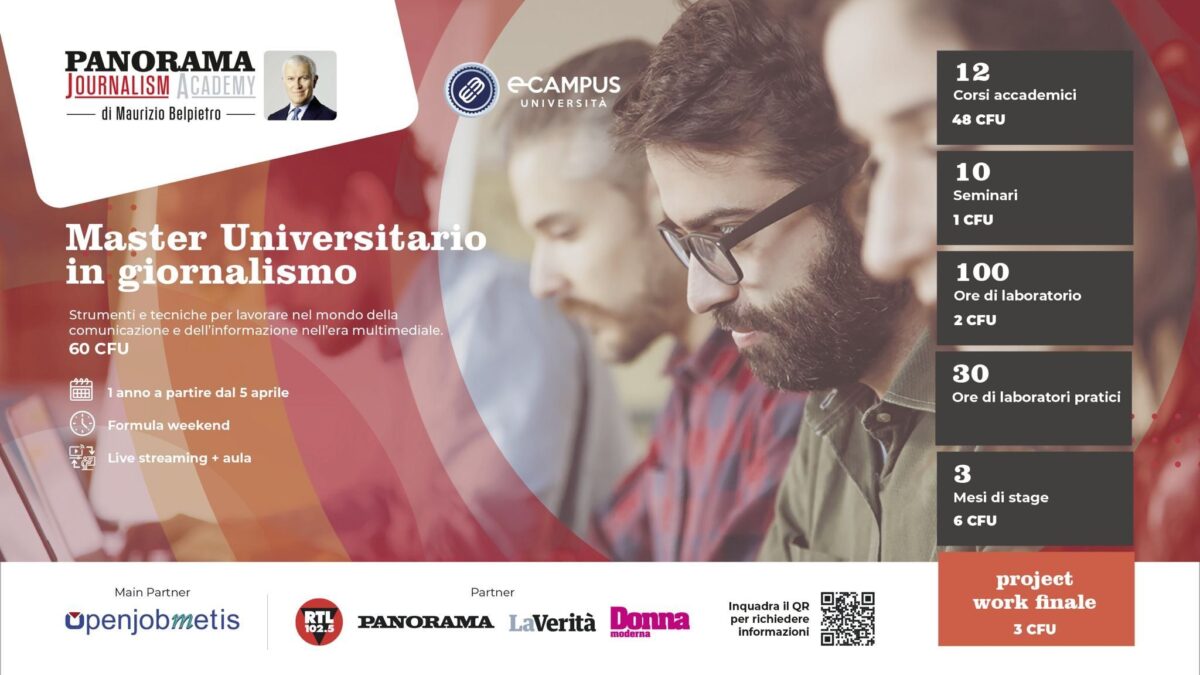 Il nostro master per introdurvi al mestiere più bello del mondo