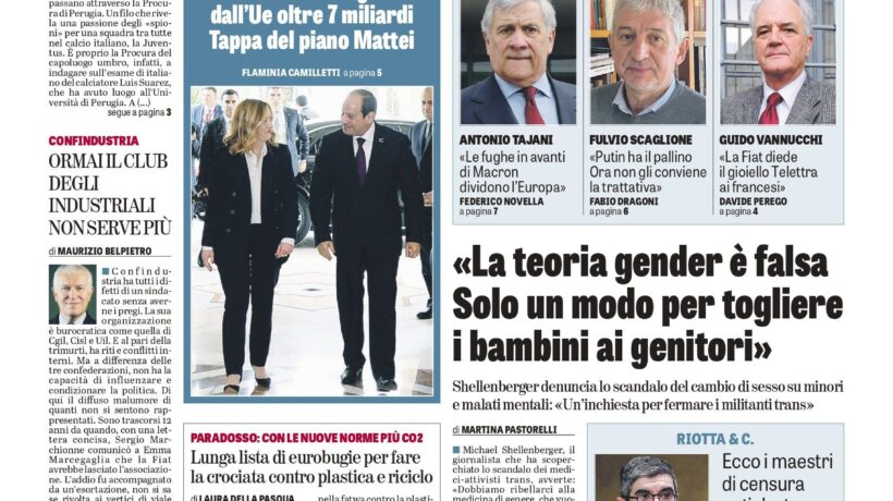 Oggi in edicola