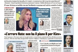 Oggi in edicola