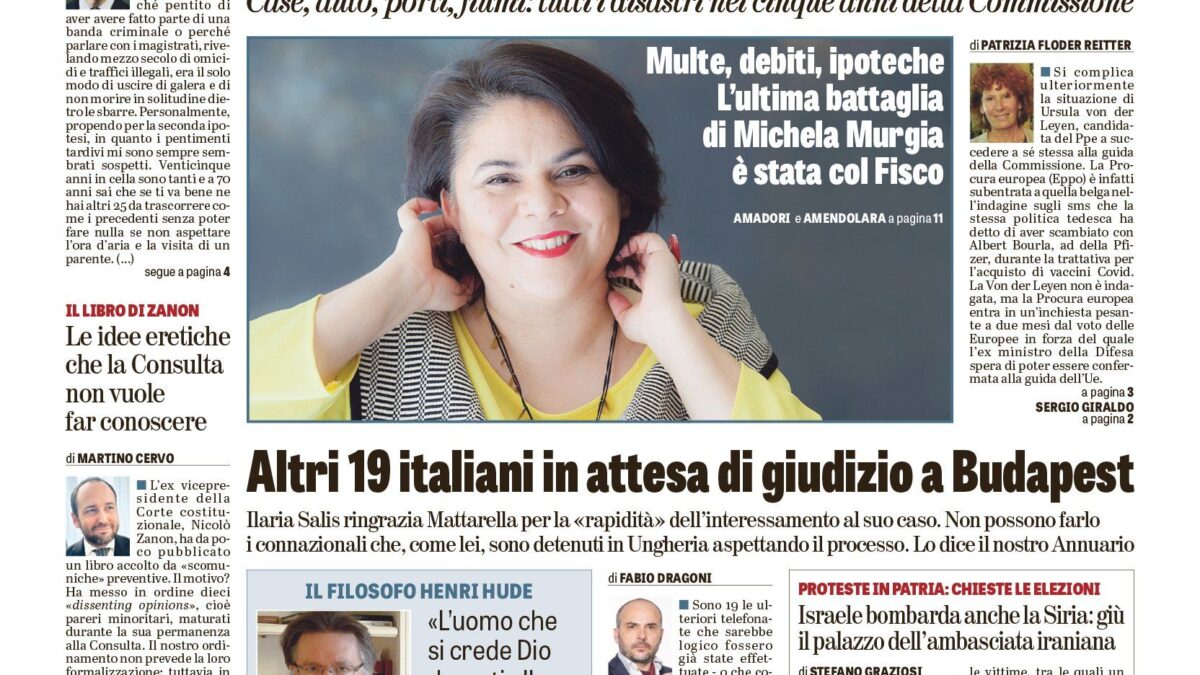 Oggi in edicola