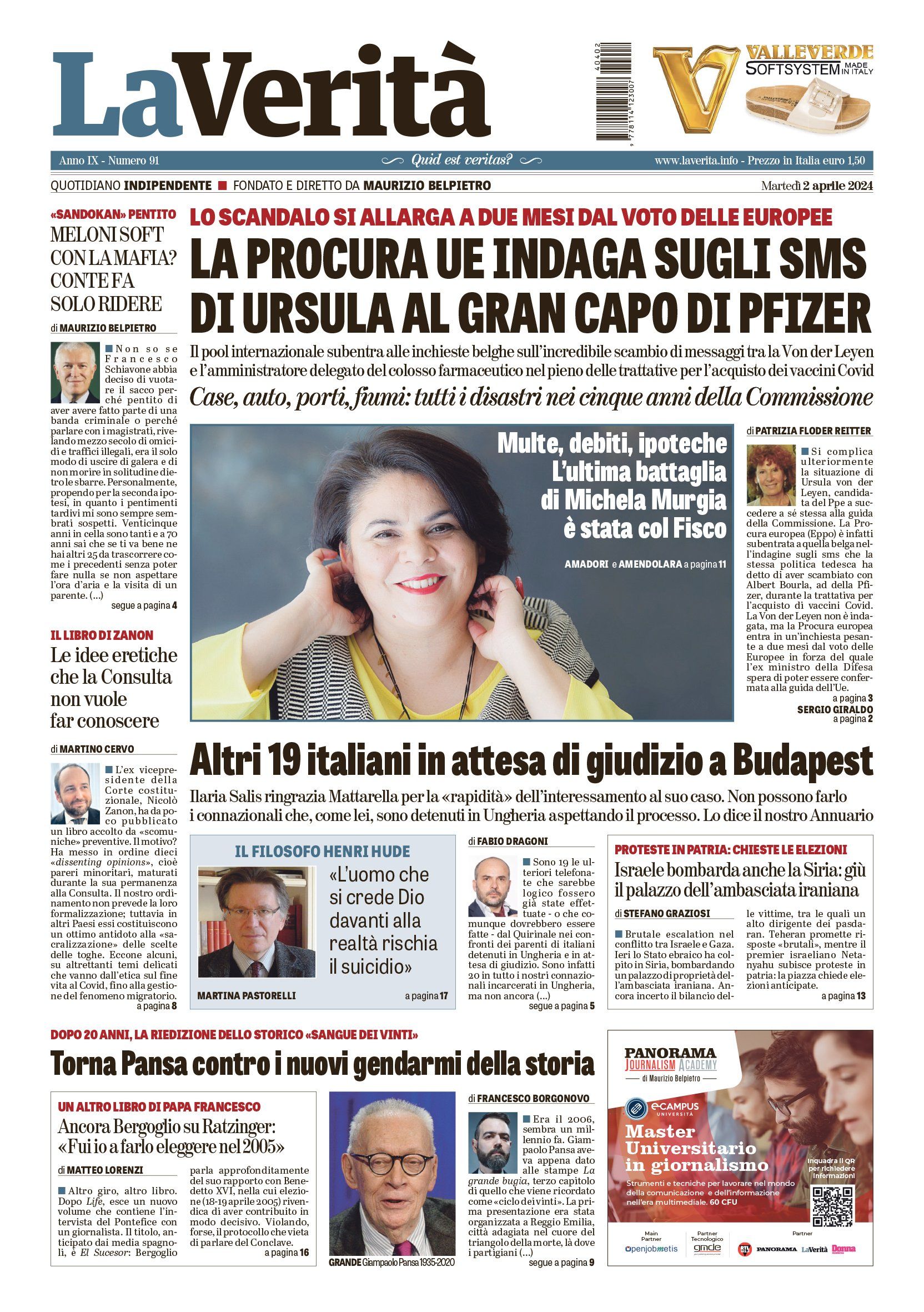 Oggi in edicola