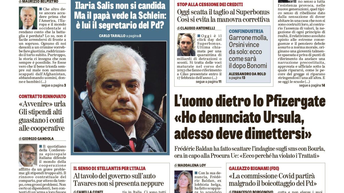 Oggi in edicola