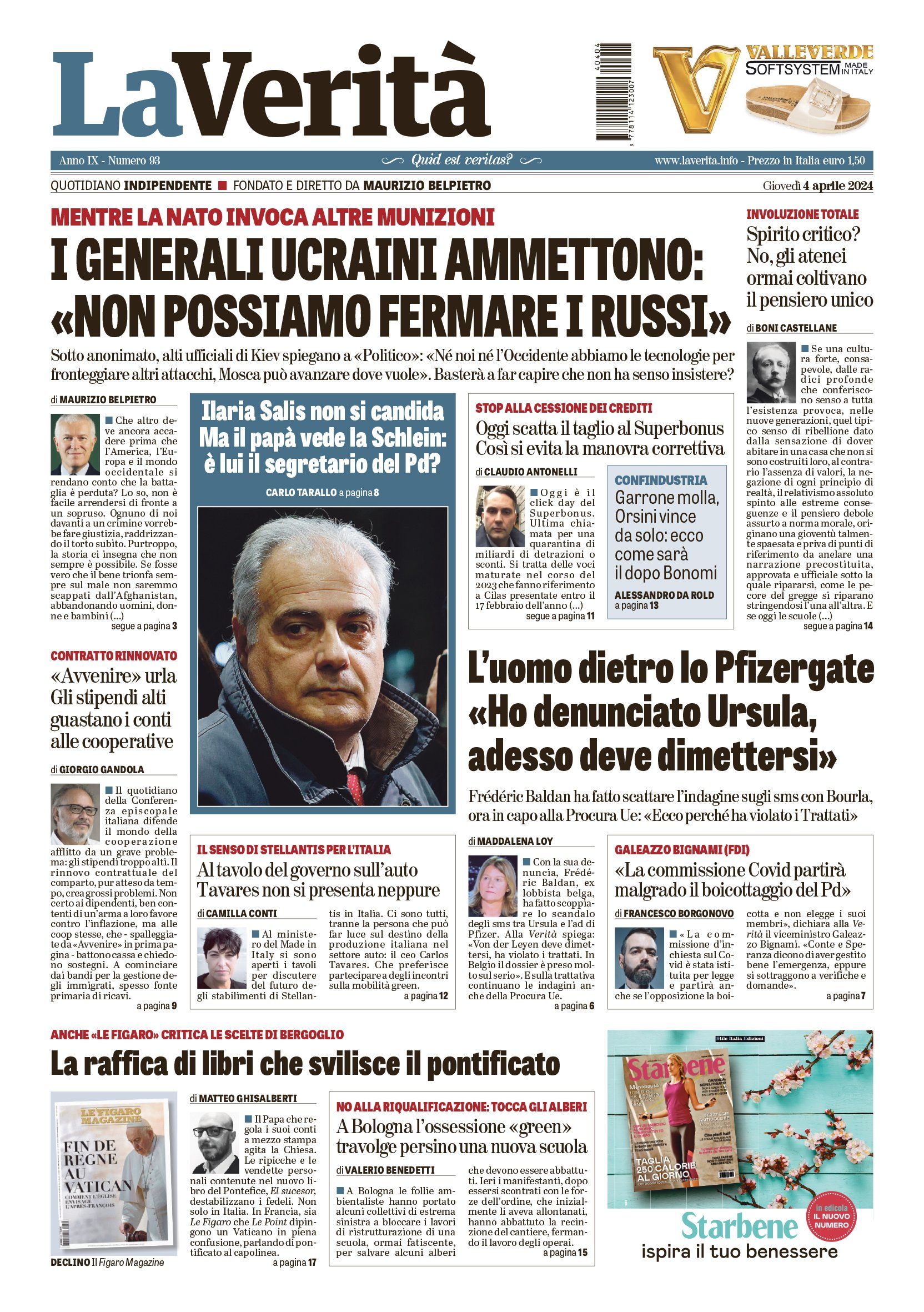 Oggi in edicola